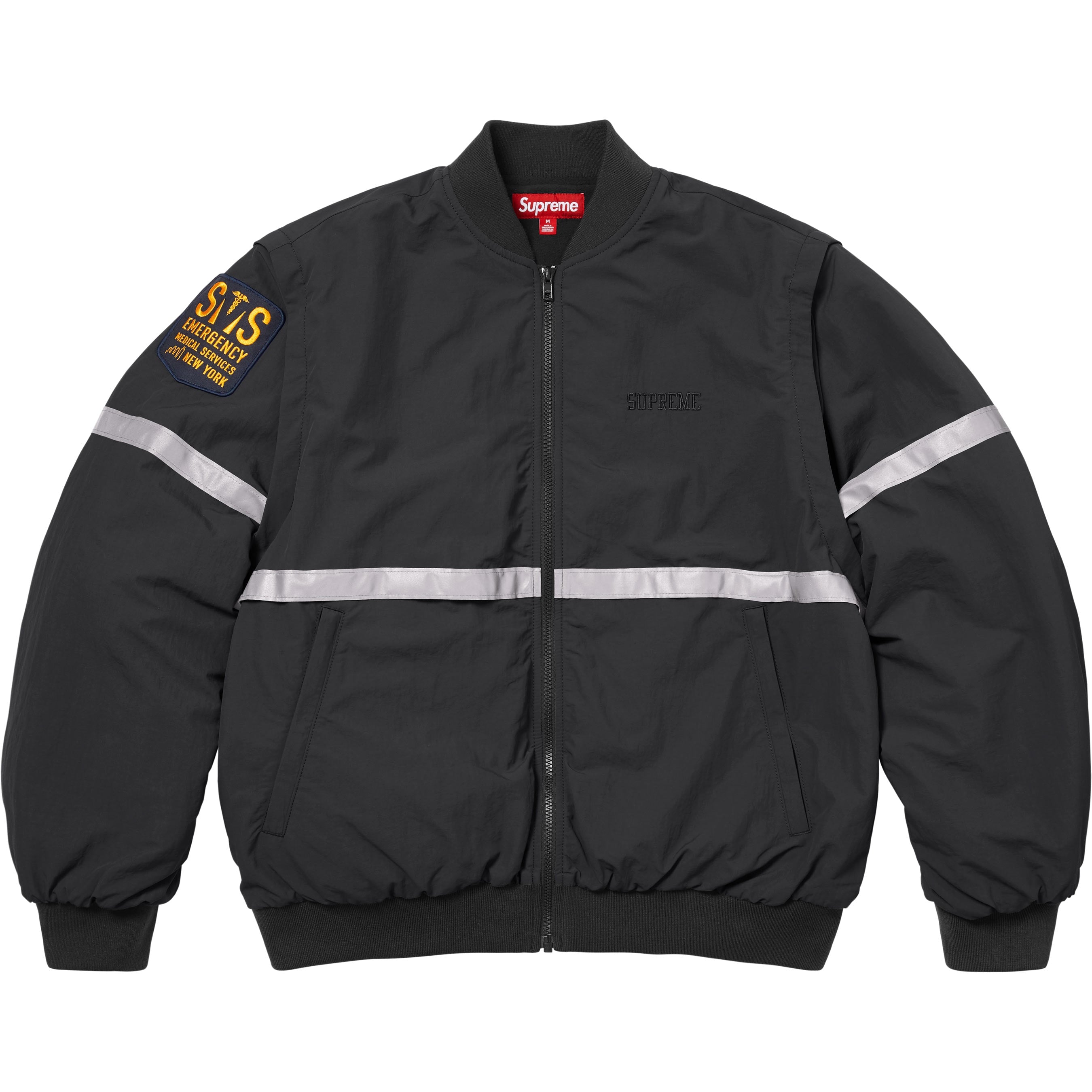 Zip-Off Sleeve Reflective Stripe Jacket view 4